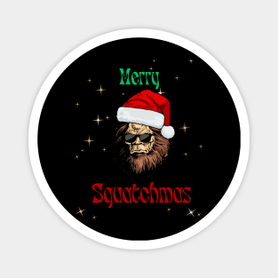 Merry Squatch-Mas Magnet